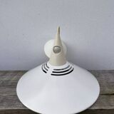 Pendant light 1980 white metal