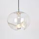 Clear Glass Pendants designed by Koch & Lowy, Germany, 1970s