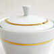 Baudour porcelain sugar bowl