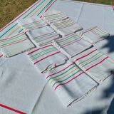 Tablecloth and 10 napkins - Basque linen