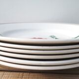 Set of 6 dessert plates "Luxeuil" Hbcm