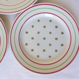 3 vintage dessert plates from the Luneville factory 2107113