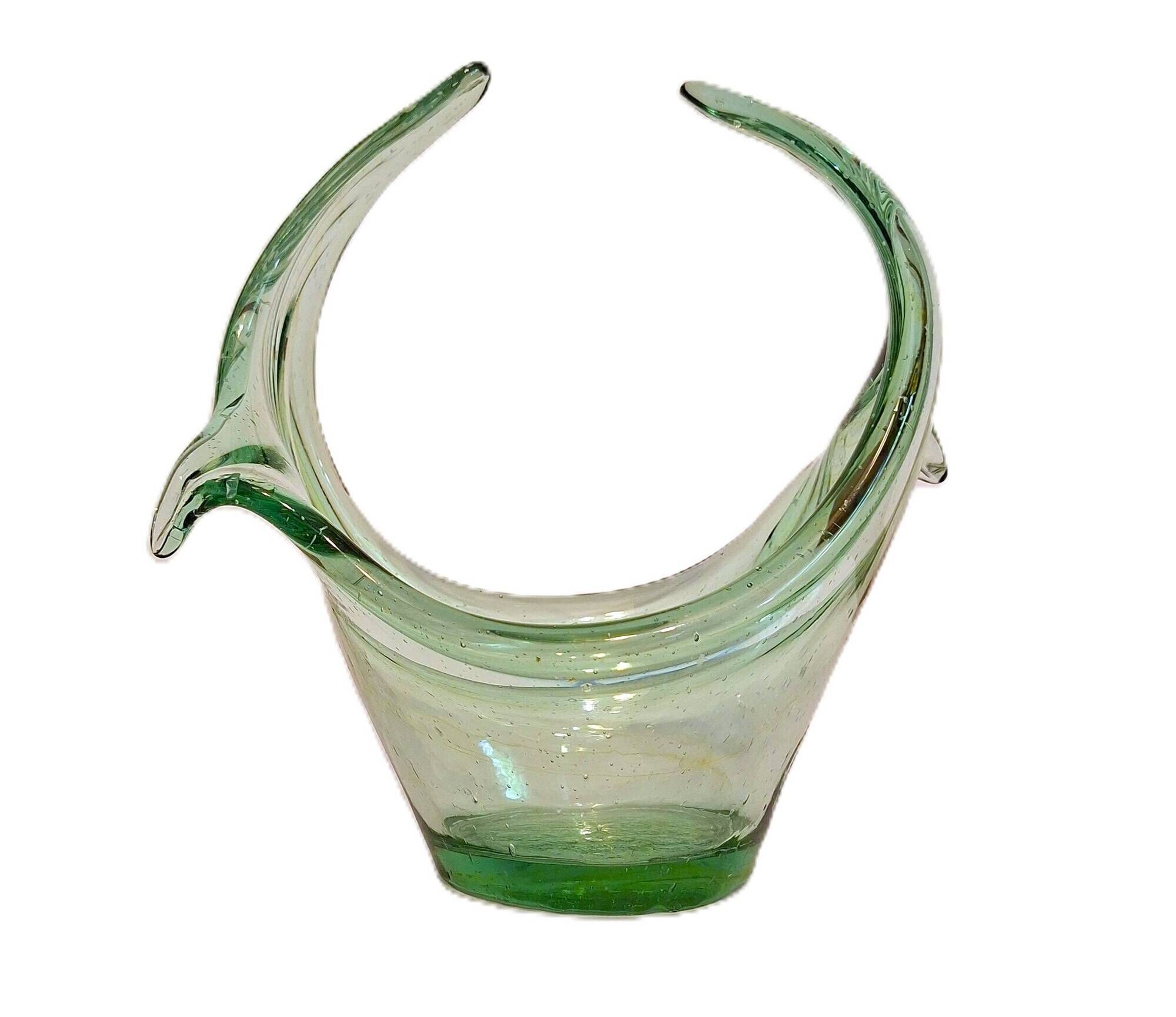 Blown glass bowl mid-century Murano type / Catch-all / Vase