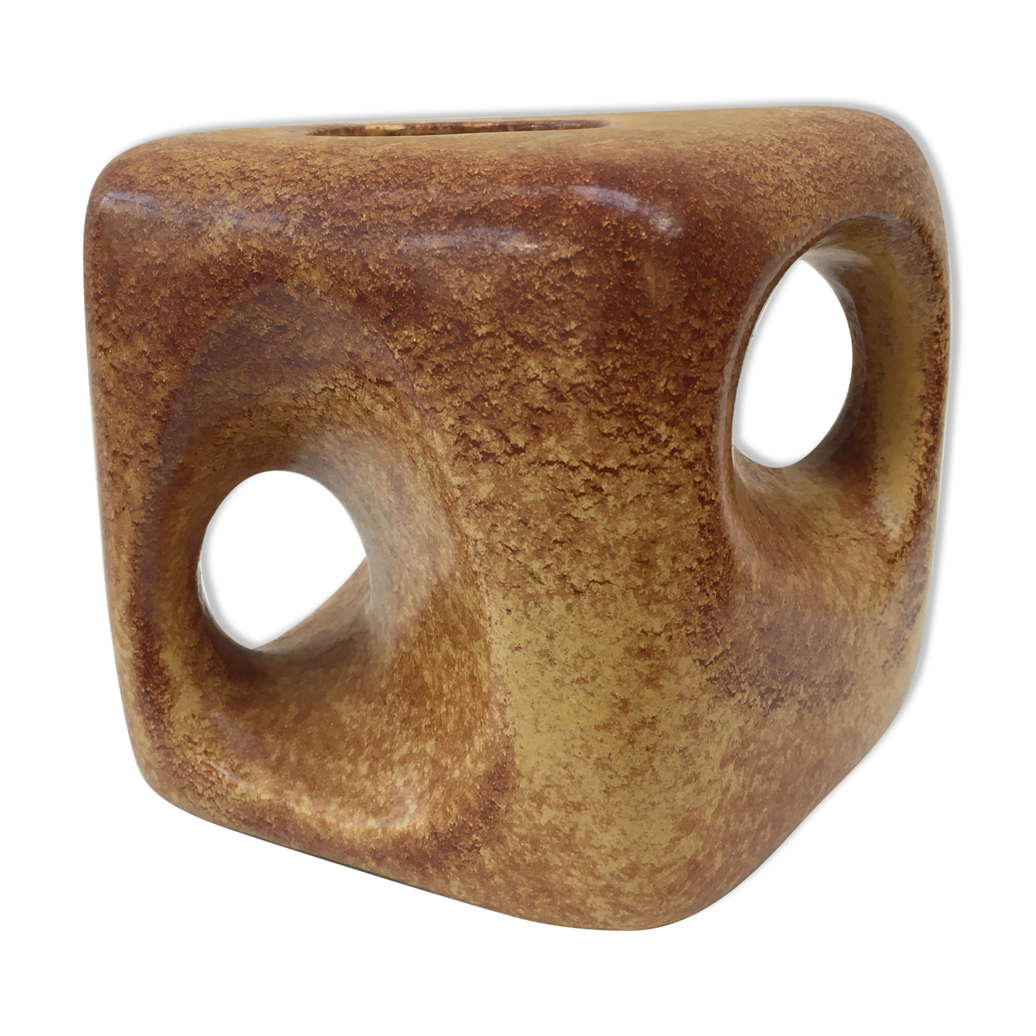 Vintage Italian ceramic vase 60s