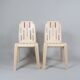 Paire de chaises Pierre Paulin
