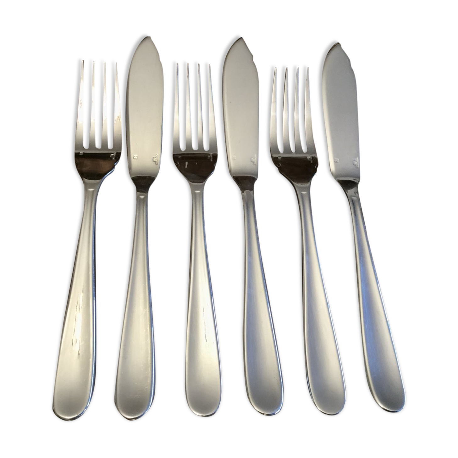 6 couverts à poisson christofle dax