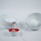 Pair of 2 Flowerpot lamps from Denmark by Verner Panton, Louis Poulsen, 1968