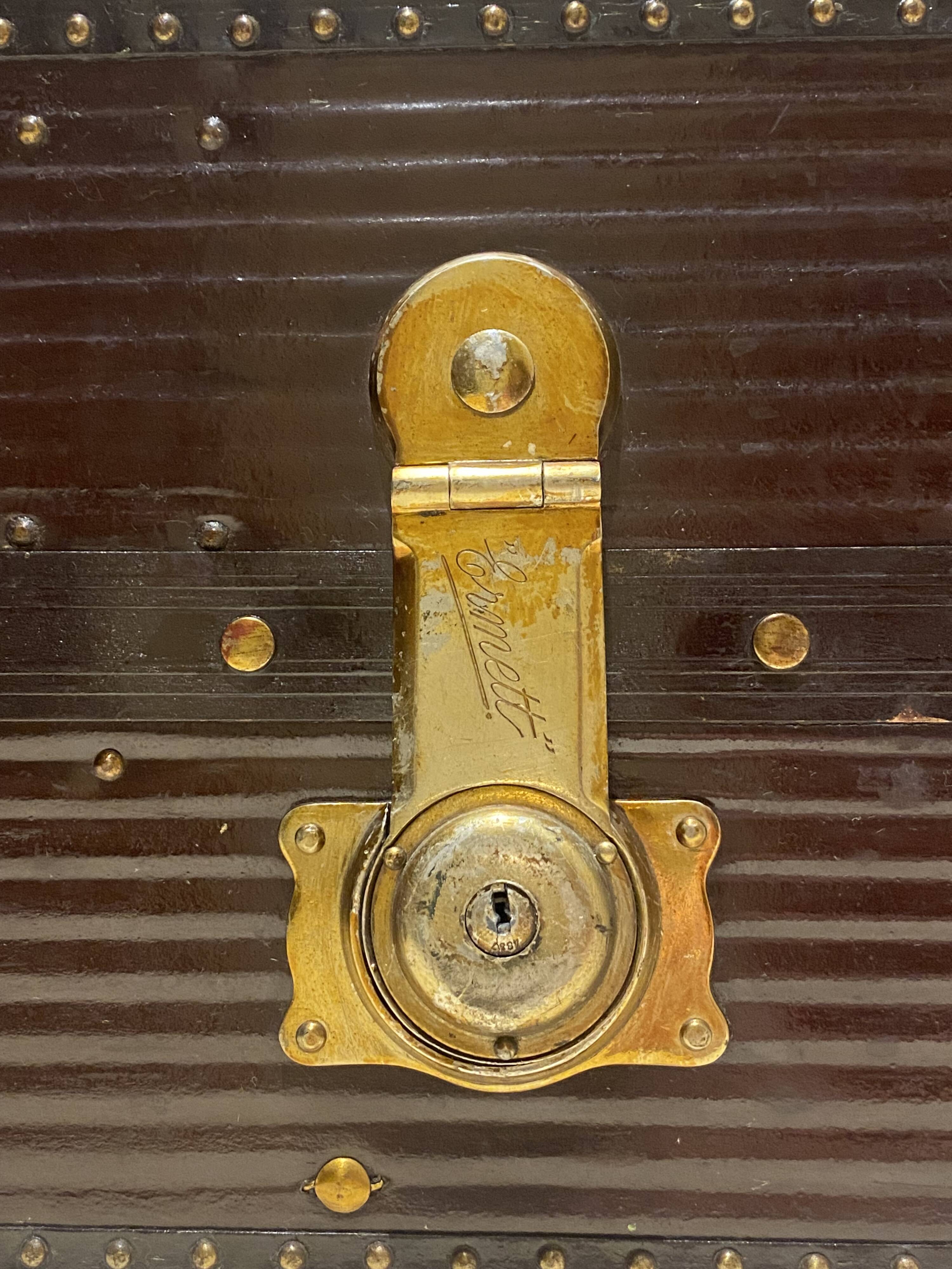 Old transatlantic travel trunk - from a French diplomat.