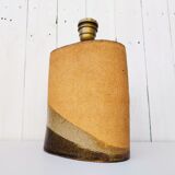 Ovoid lamp foot vintage raw stoneware signed