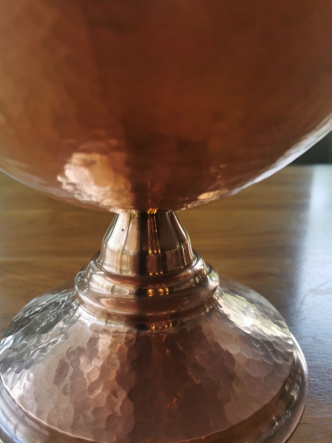 Art deco copper cup