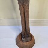 Carved wooden monoxyl tribal statue, Central Africa, 87 cm