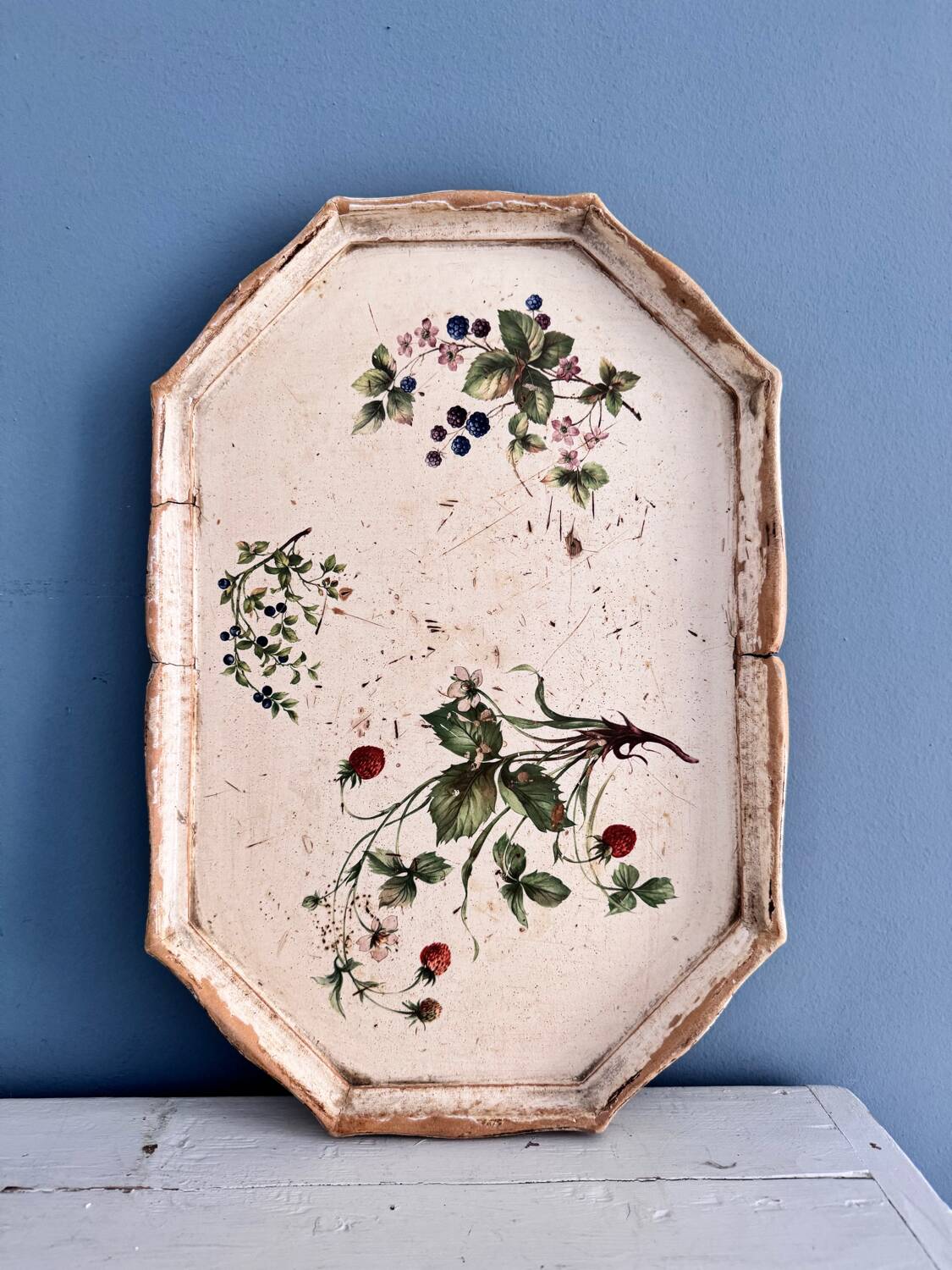 Ancien plateau en bois