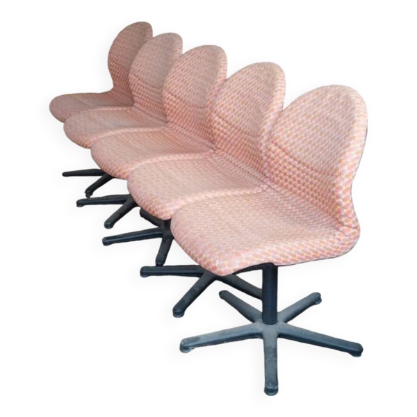 Lot chaises fauteuil tournant STARFOR