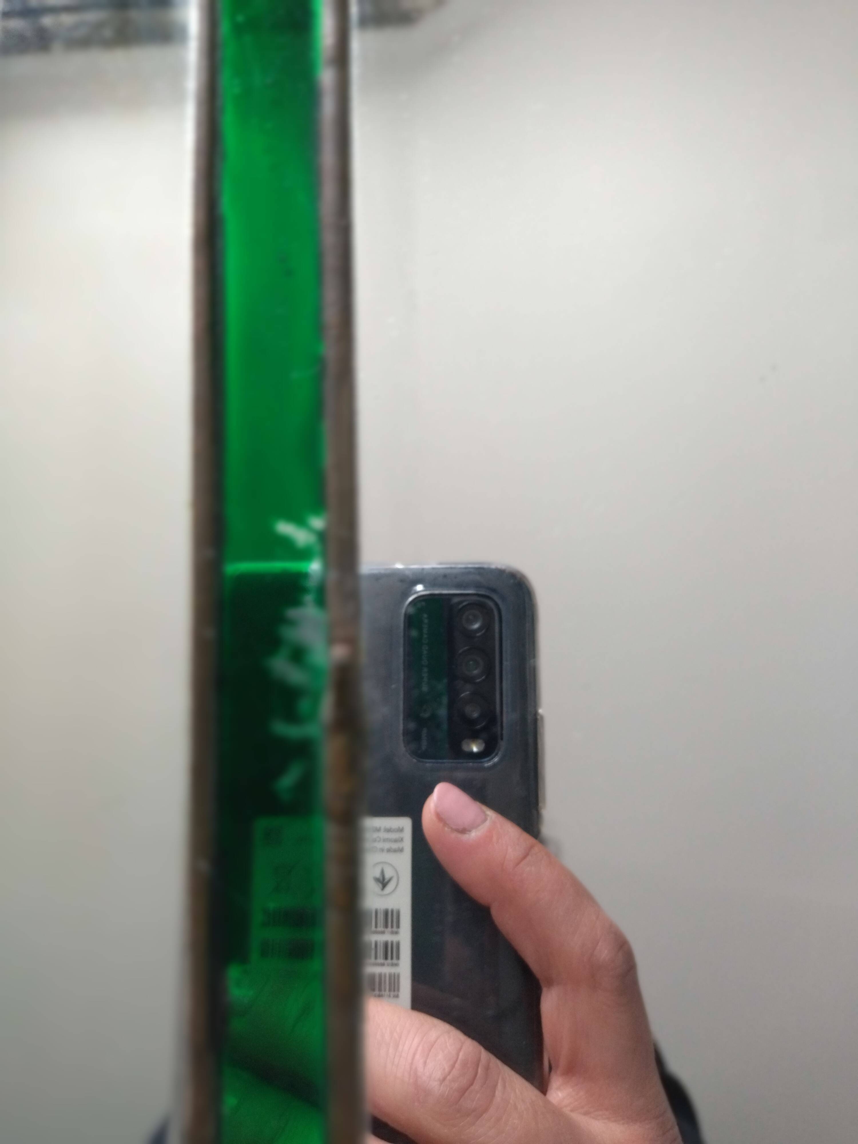 Pair of art deco wall mirrors 81x39cm