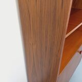 Vintage Scandinavian modernist style teak storage bookcase