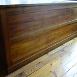 Bureau Art Deco des années 30 en noyer