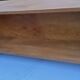 Double wall shelf in solid blond oak from the 1950s