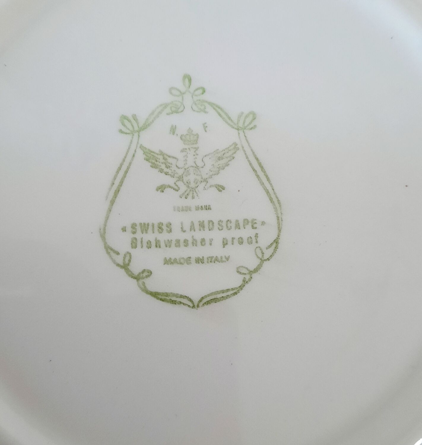 Hollow plate Swiss Landscape vintage