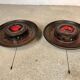 Modernist Scandinavian ceramic art wall lights or sconces, 1960s, set of 2