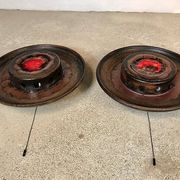 Modernist Scandinavian ceramic art wall lights or sconces, 1960s, set of 2