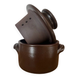 Water butter dish glazed stoneware