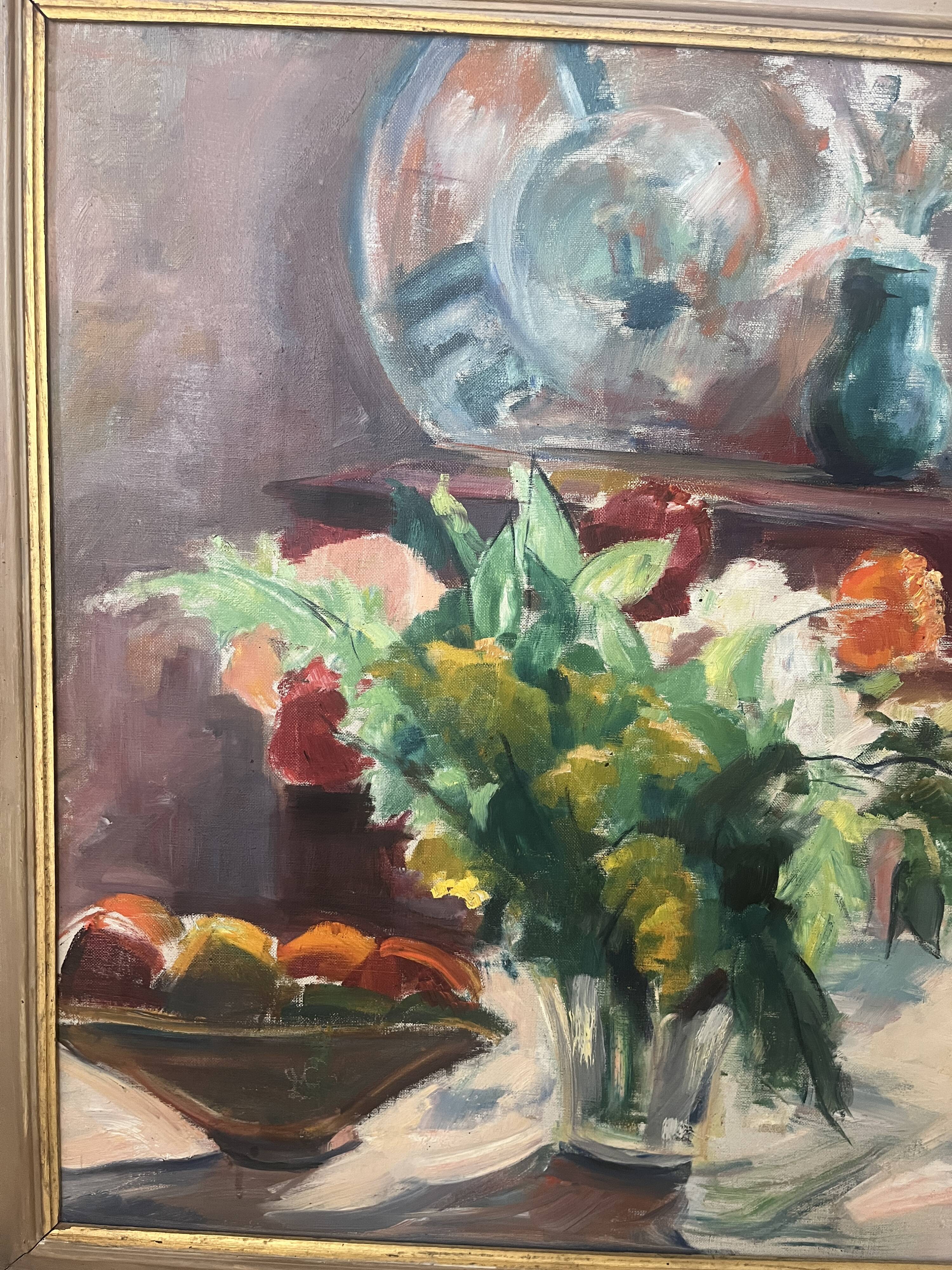 bouquet painting by Yves Farges