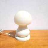 Vintage glass mushroom lamp