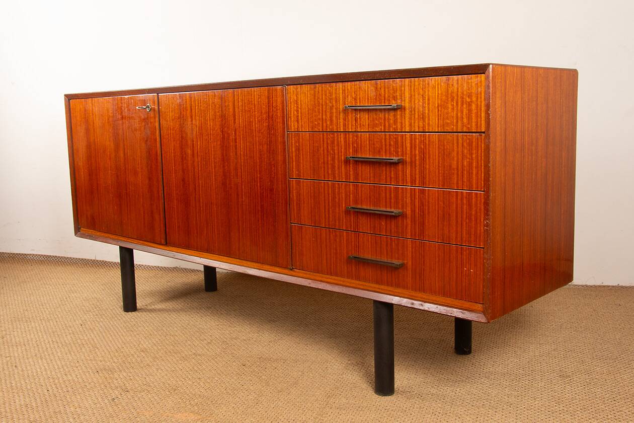 Modernist enfilade, 180 cm, French, Rosewood, Tricoire and Vecchione.