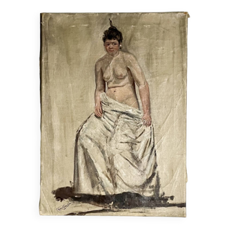Frédéric Van Der Linden, Huile sur Toile