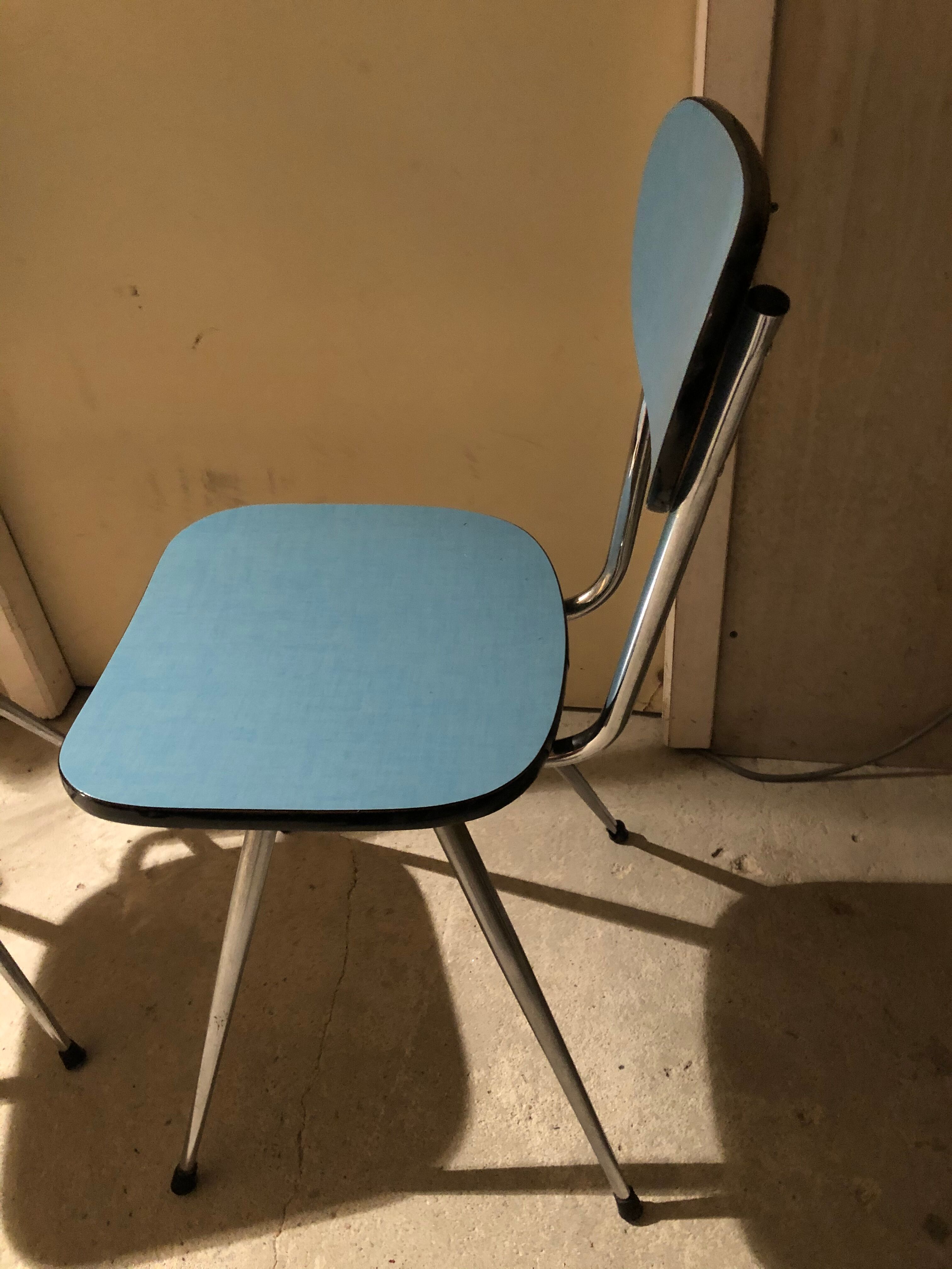 Pair of Formica chairs