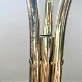 Vintage gilded metal side table