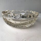 Daum Nancy France, bubbled ashtray or empty pocket, Circa 1930.