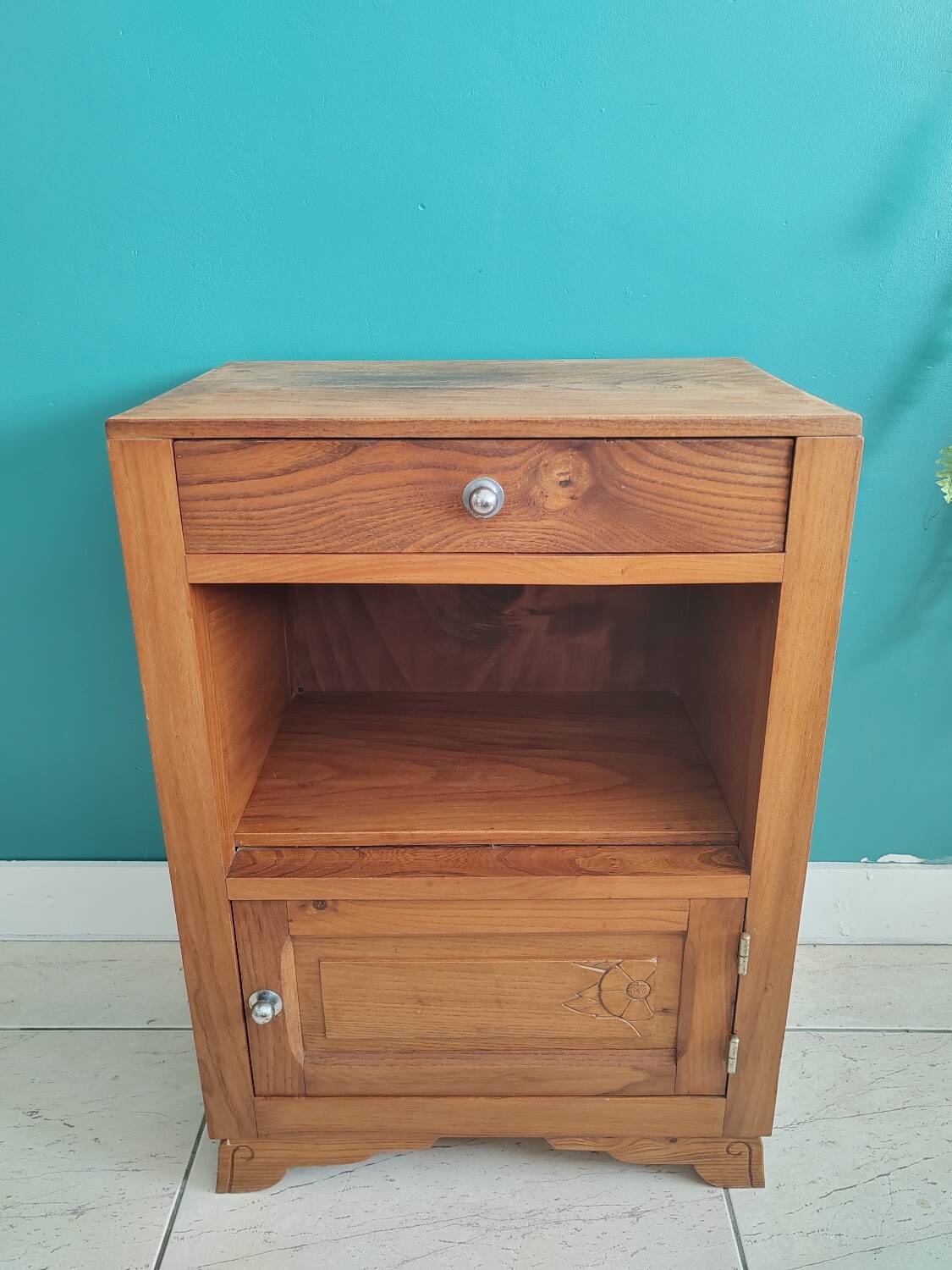 Vintage nightstand bedside table
