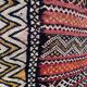 Handwoven Berber Kilim rug, wall hanging.