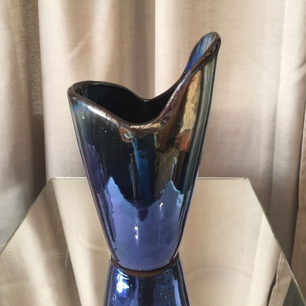 Vase in gres flame of rambervillers contemporary form