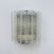 Mid-century glass tube Doria Leuchten wall lamp / sconce, 1970s