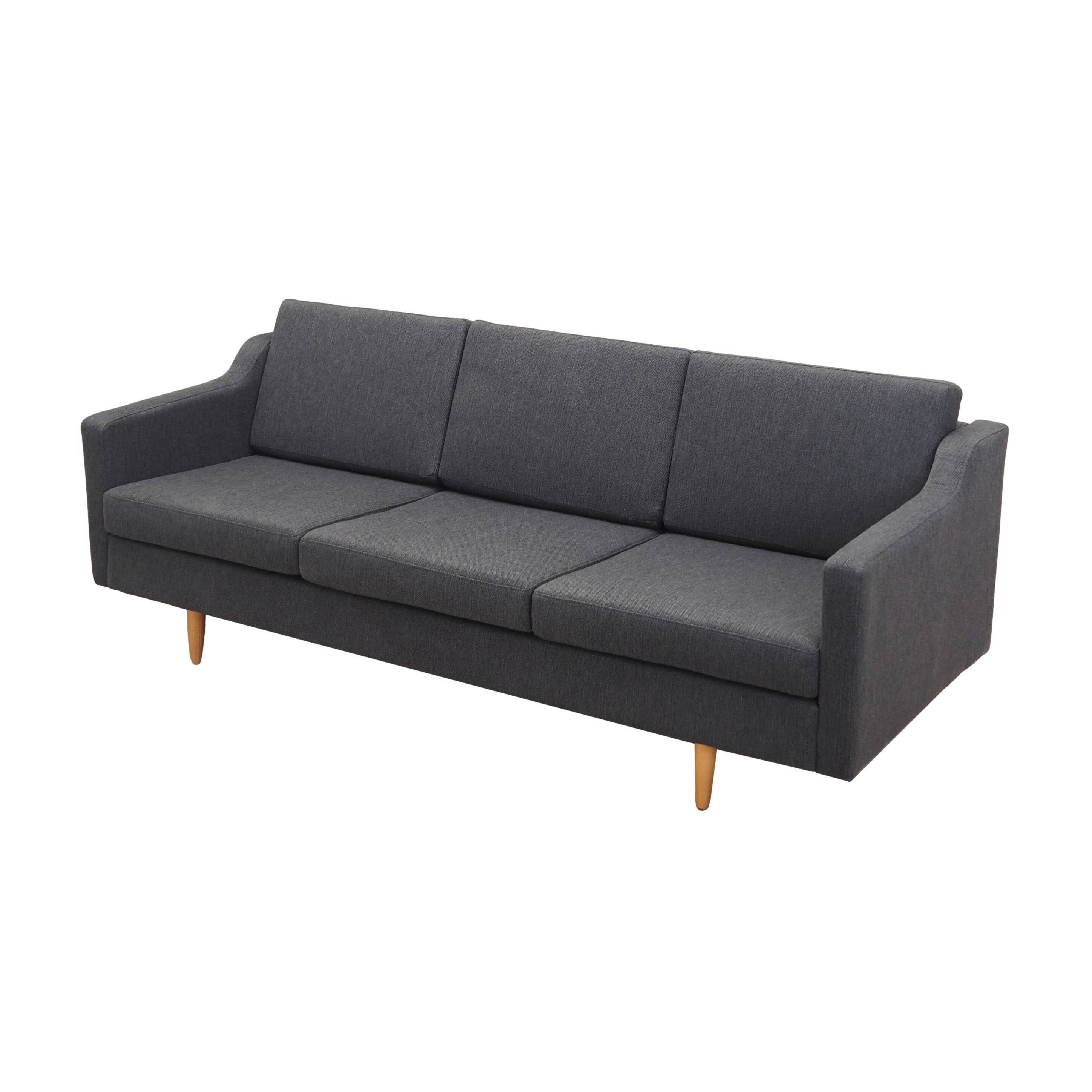 Grey sofa, Danish design, 1970s, production: Denmark