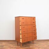 Mid-century danish teak chest of drawers, 1960