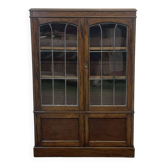 Bibliothèque en chêne anglaise des années 1930