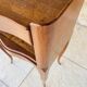 Pair of Louis XV style bedside tables in oak
