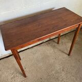 Console table in solid oak 1980