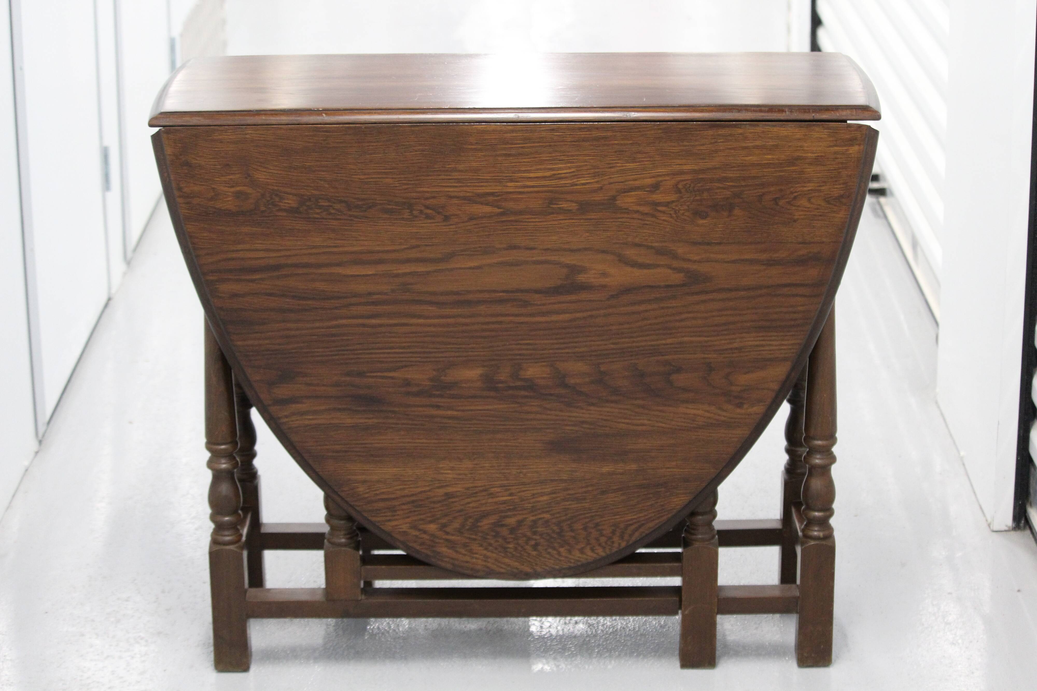 Solid wood folding dining room table