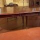 Extensible Louis XVI mahogany dining table with band - 19th century