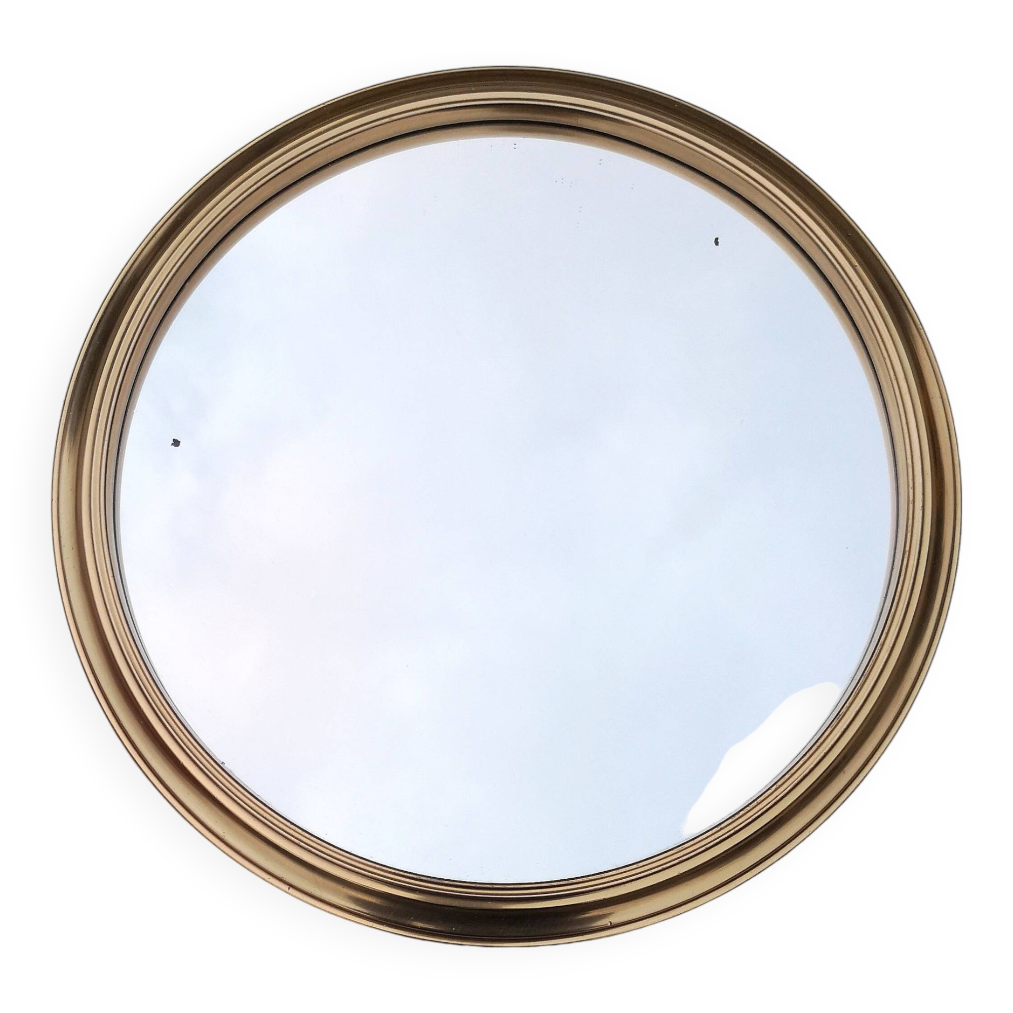 Round mirror tray from the 50s