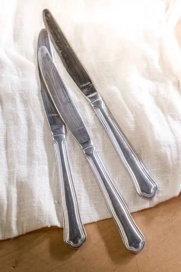 Set of 3 metal knives "Koli"