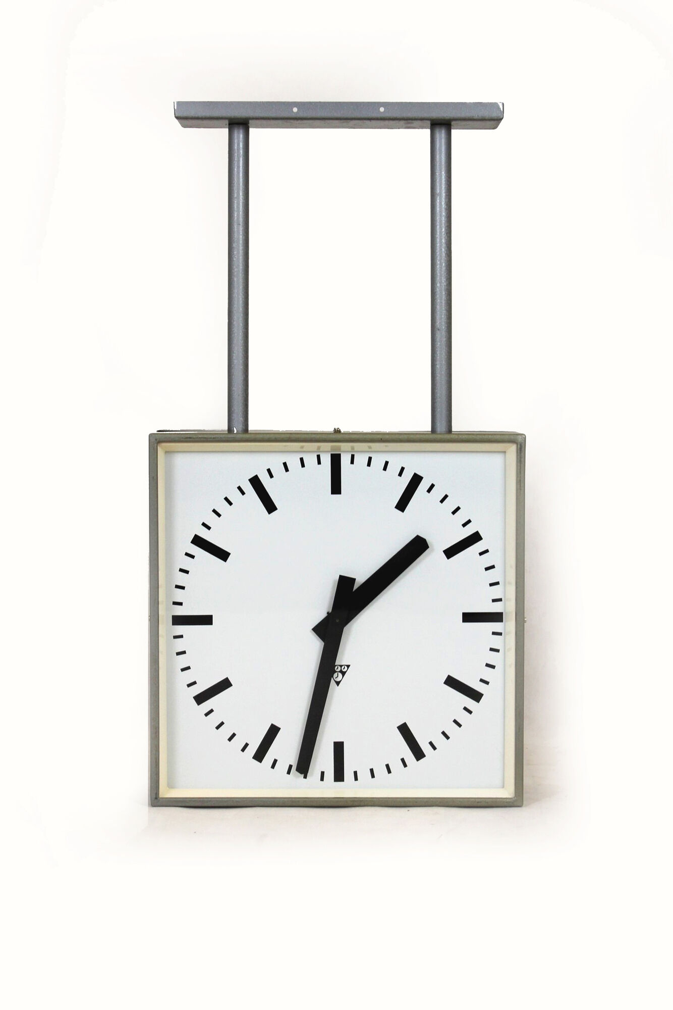 Double-Sided Railway Clock from Pragotron, 1980s