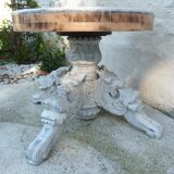 Patinated coffee table