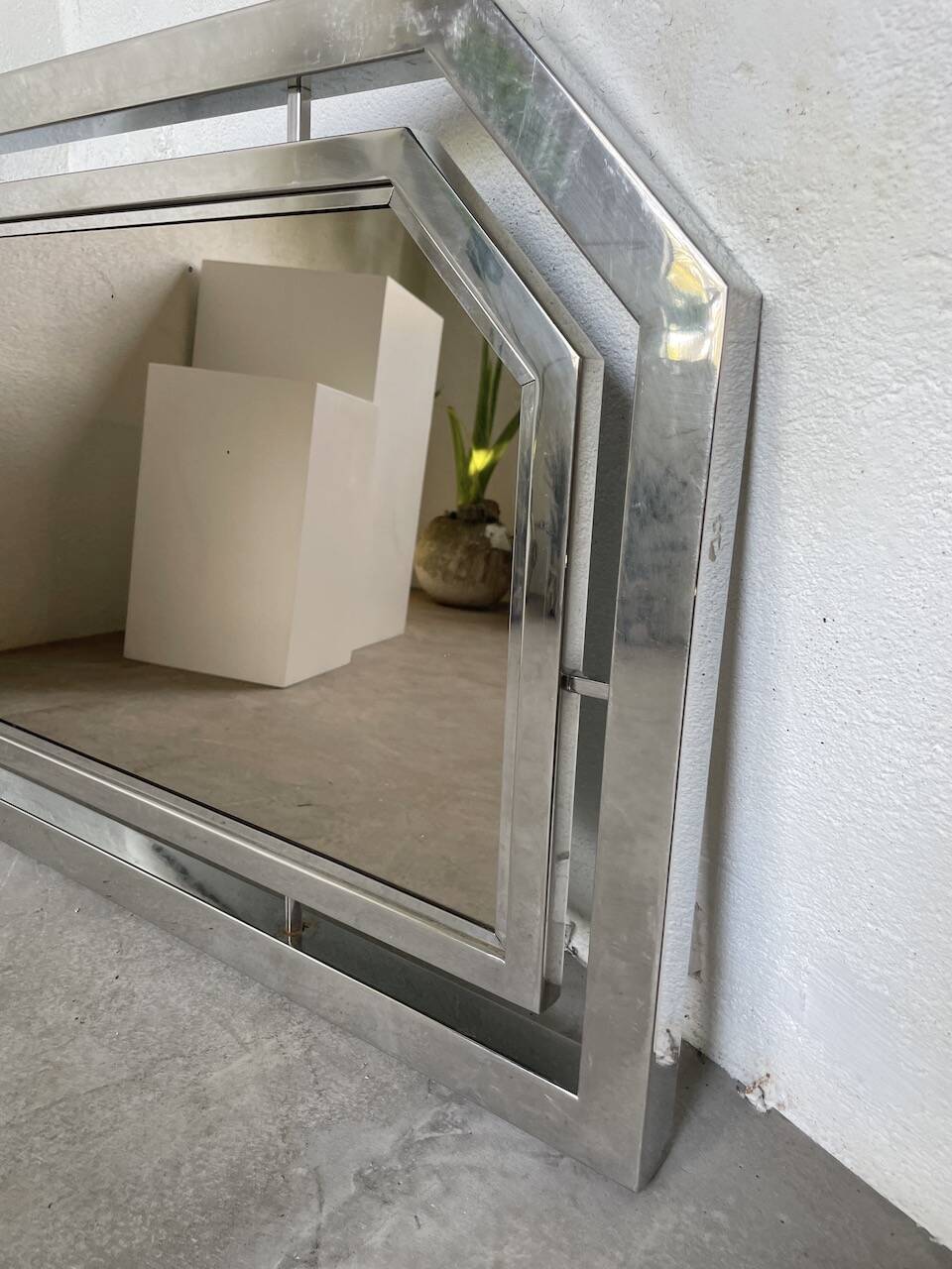 Art Deco Chrome Mirror