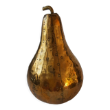 Decorative brass pear