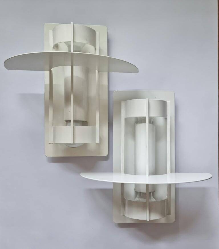 Set of Two Midcentury Louis Poulsen Saturn Sconces, Joachim Lepper, Denmark